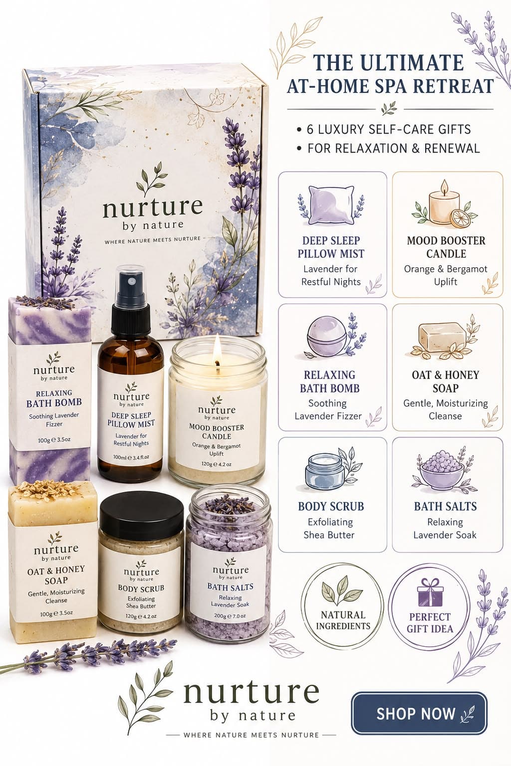 Nurture by Nature Self-Care Spa Kit Review: The Ultimate At-Home Pampering Experience