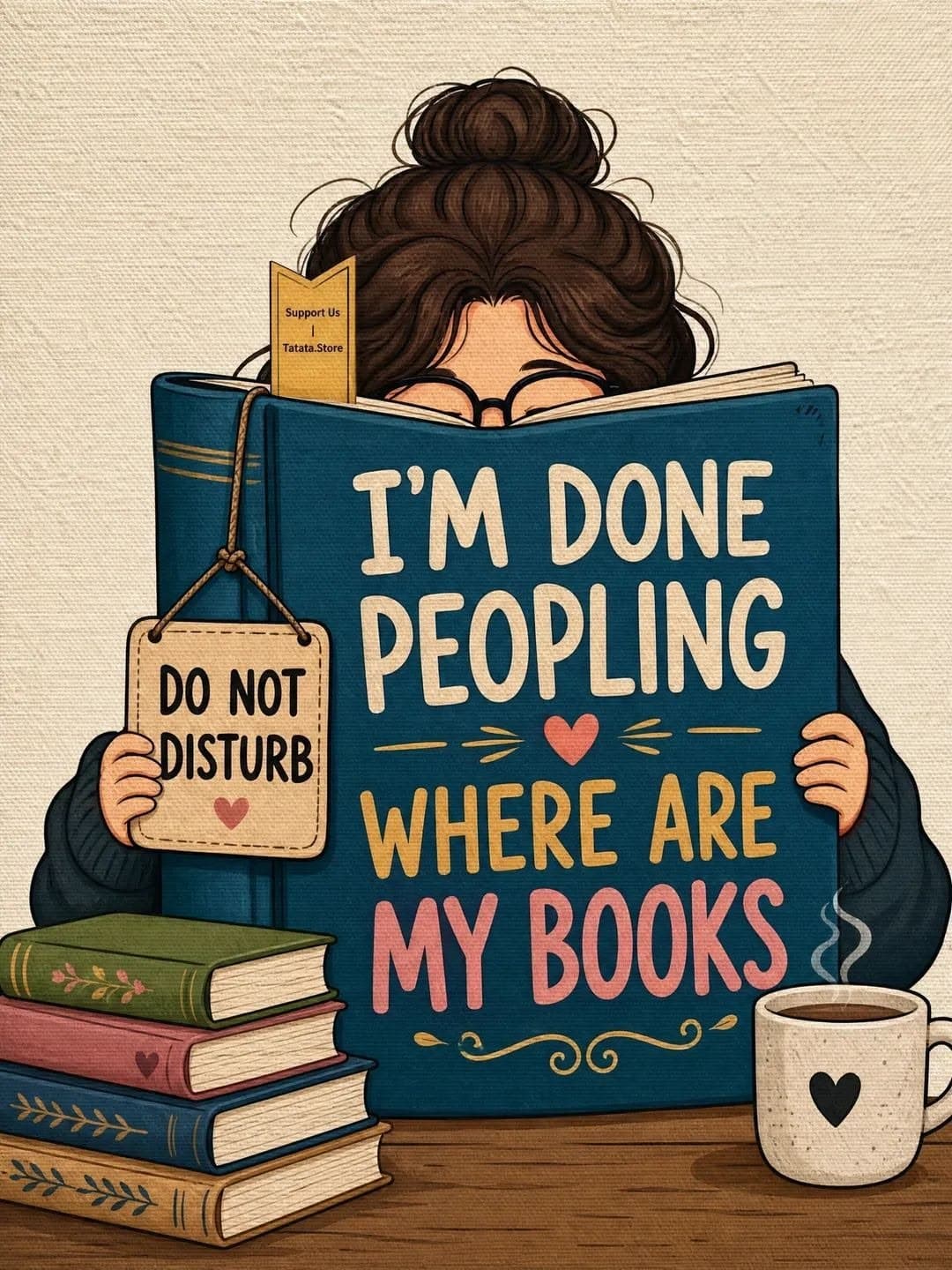 I'm Done Peopling, Where Are My Books